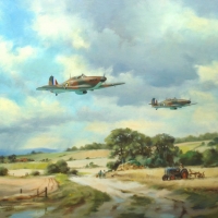 hurricanes-summer-1940-oil-24x18