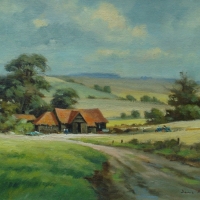 farm-buildings-chess-valley-oil-16x12